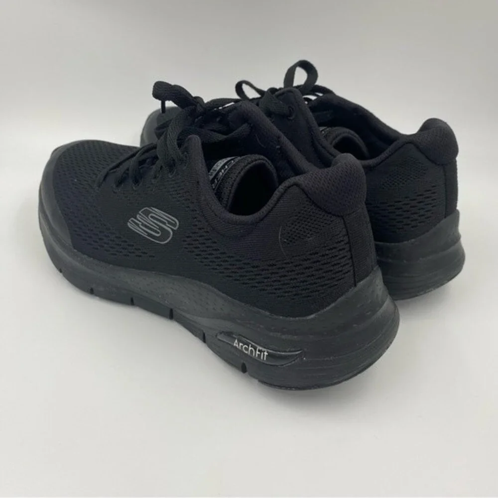 Skechers Men's Arch Fit‎ Oxford, Black/Black, 7 M US